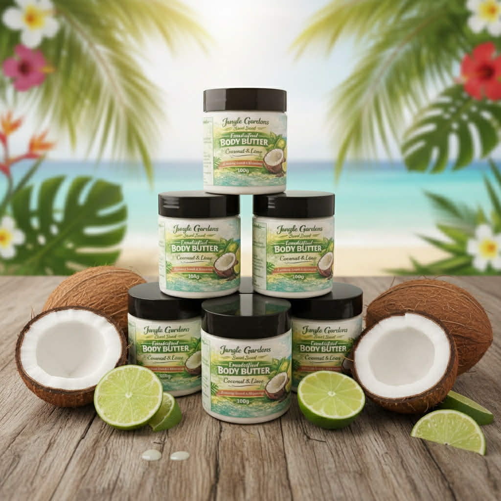 Emulsified Body Butter – Coconut & Lime