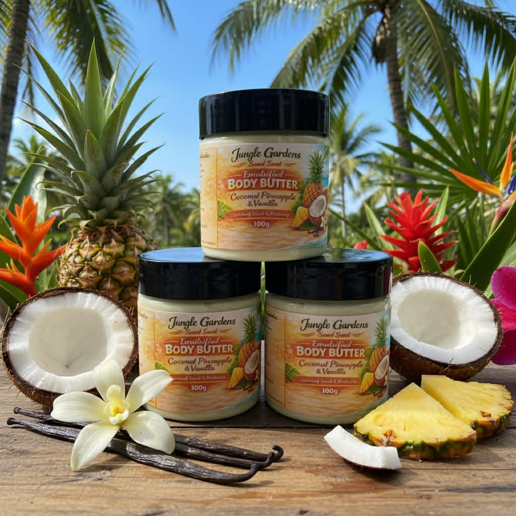 Coconut Pineapple & Vanilla Emulsified Body Butter