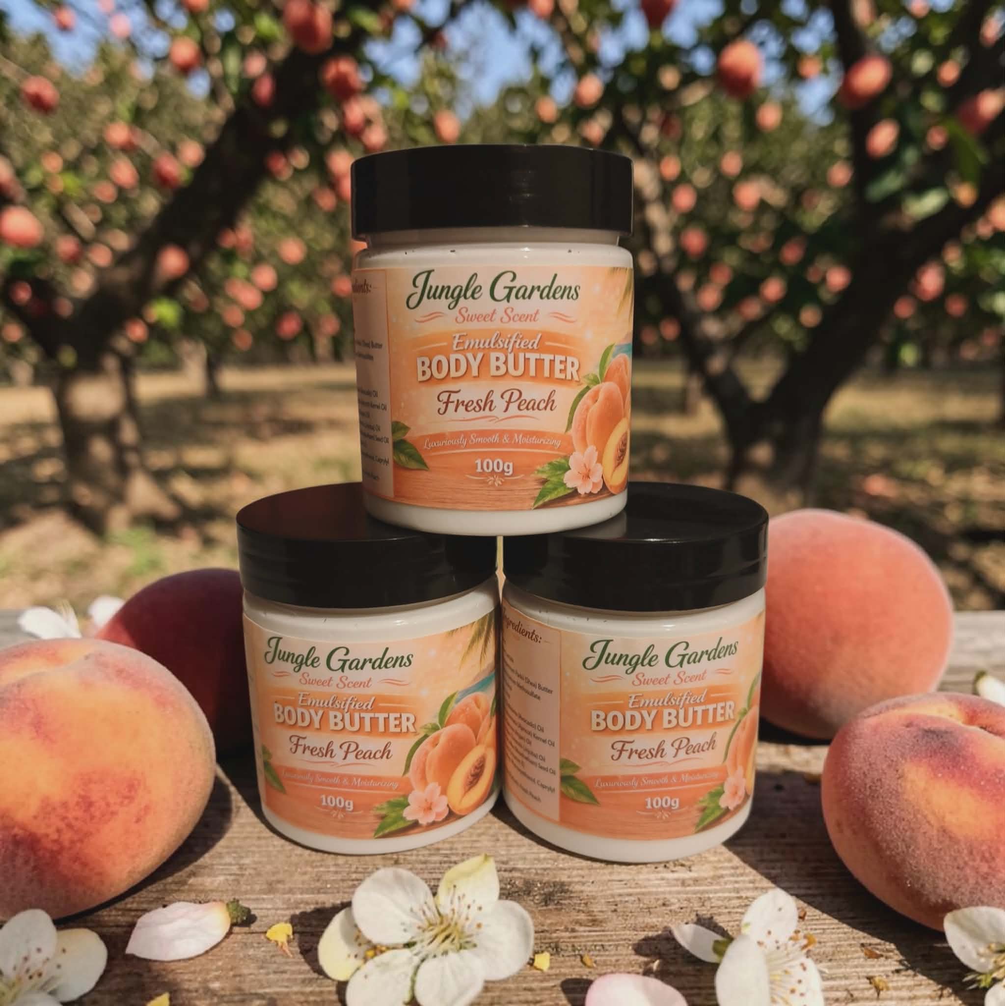 Emulsified Body Butter – Fresh Peach