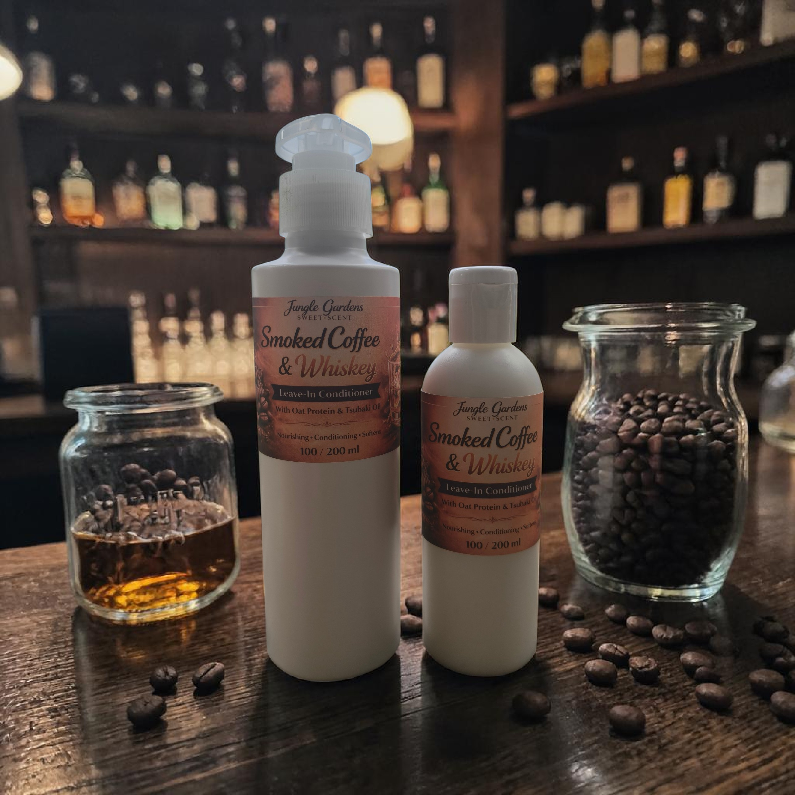 Smoked Coffee & Whiskey Leave-In Conditioner