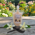 Classic Vanilla squeezable wax melt pouch with vanilla flowers and pods